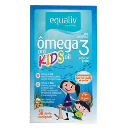 Ômega 3 Kids Show da Luna 30 comprimidos mastigáveis Equaliv